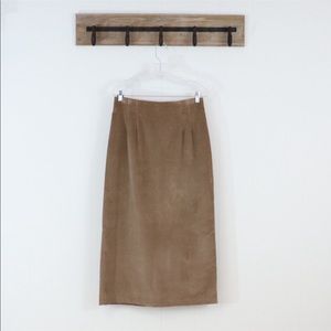 Vintage BRIGGS Corduroy Midi Skirt size 10